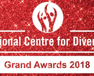 Red logo for National Centre for Diversity Grand Awards 2018