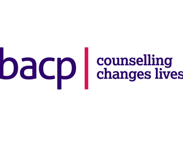 Company logo reading: BACP, Counselling changes lives
