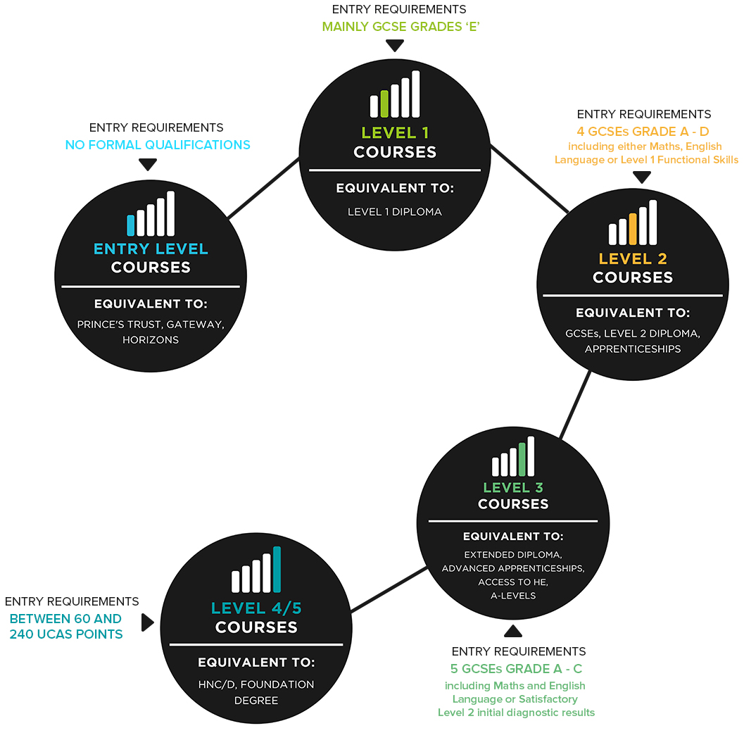 Levels Explained chart