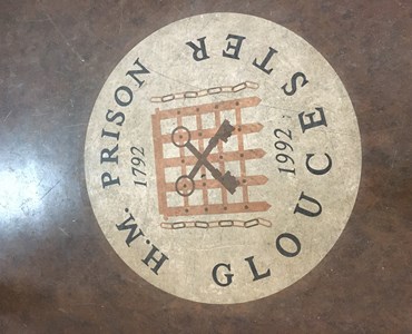 HM Prison Gloucester 1792-1992 floor tile