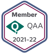 QAA member logo 2021-22