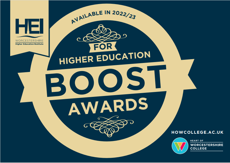 Boost awards poster for 22/23