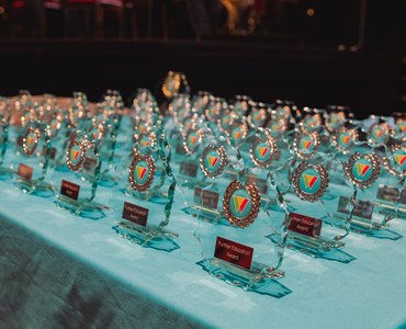 trophies at FE Awards